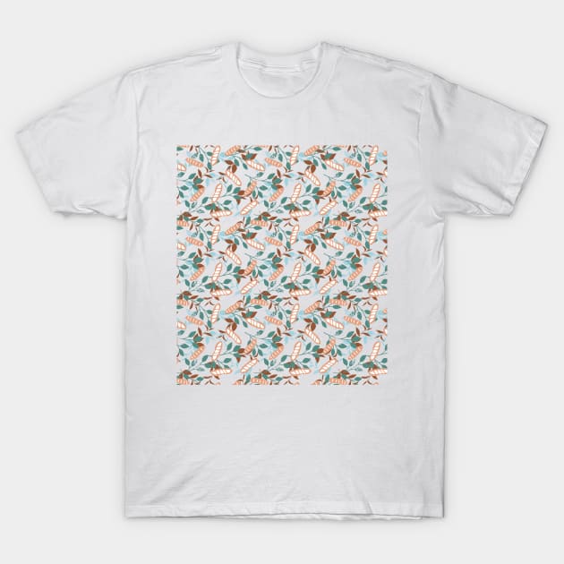 Delicious Organic Wheat Baguette Pattern T-Shirt by FlinArt